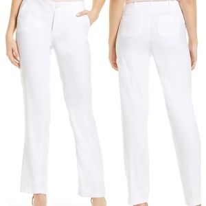 NYDJ Marilyn Linen Blend Trousers SZ 4